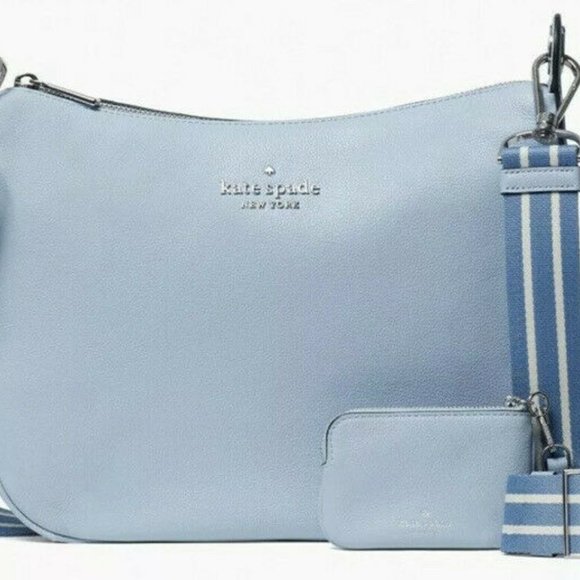 Kate Spade Crossbody Bag Pebbled Leather w Zip Pouch - Picture 5 of 7